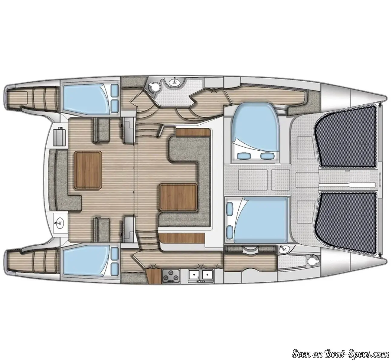 Seawind 1260 layout - variant 2